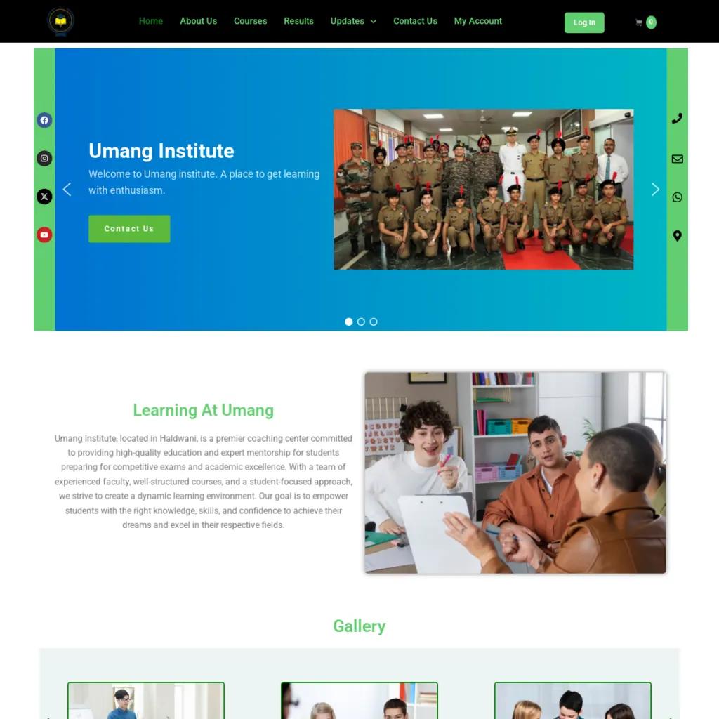 Coaching Website website preview